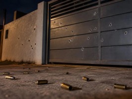 Casa é alvo de tiros durante a madrugada em Sidrolândia