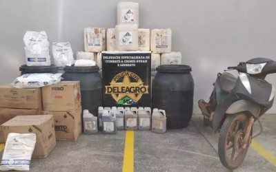 Homem é preso em flagrante por venda ilegal de agrotóxicos 