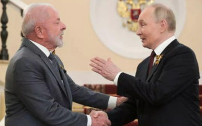 Putin liga para Lula e parabeniza pela cúpula do Brics