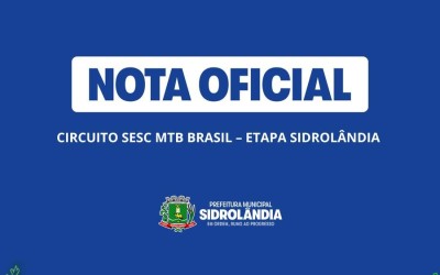 COMUNICADO da Prefeitura Municipal de Sidrolândia