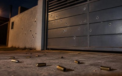 Casa é alvo de tiros durante a madrugada em Sidrolândia