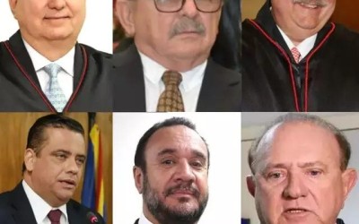 Desembargadores investigados colocam tornozeleira