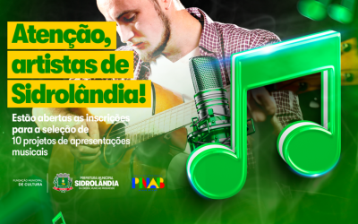Começam as inscrições para apresentações musicais com apoio da Política Nacional Aldir Blanc