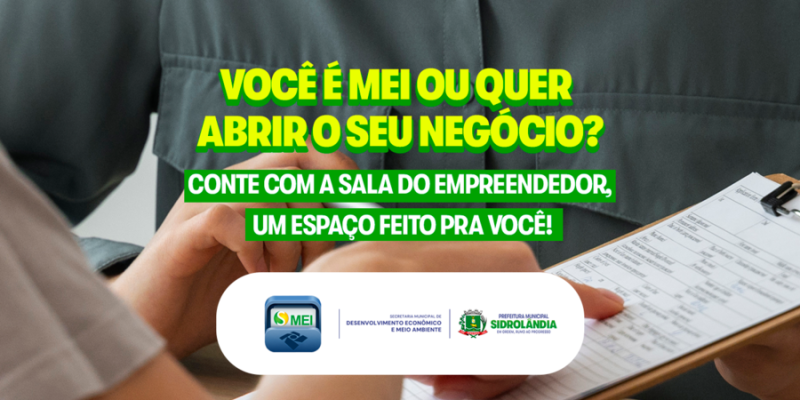 Sala do Empreendedor oferece atendimento e serviços para microempreendedores em Sidrolândia