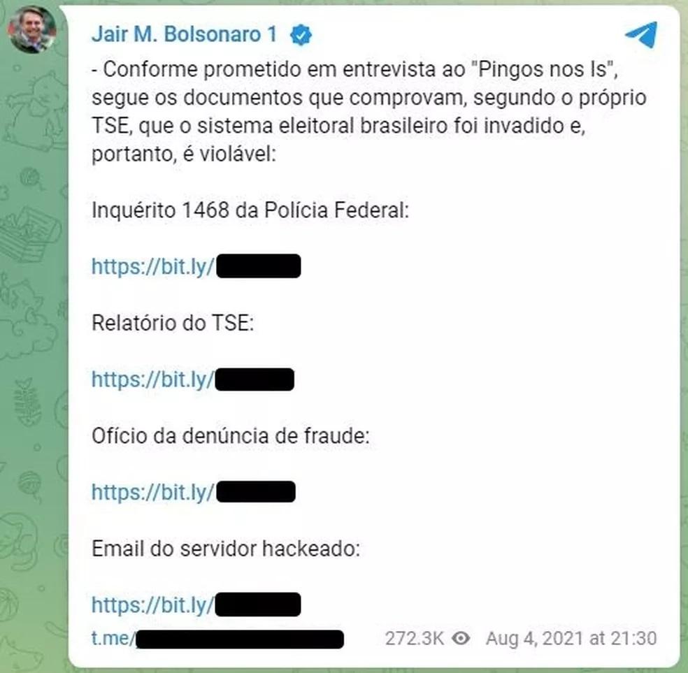 Moraes diz que Telegram  Moraes diz que Telegram 'cumpriu parcialmente' ordens judiciais e dá 24 horas para plataforma atender determinações pendentes