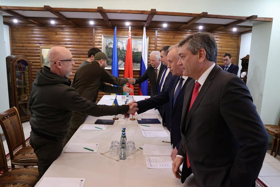 O que foi acordado no 2º encontro entre Rússia e Ucrânia : O que foi acordado no 2º encontro entre Rússia e Ucrânia :