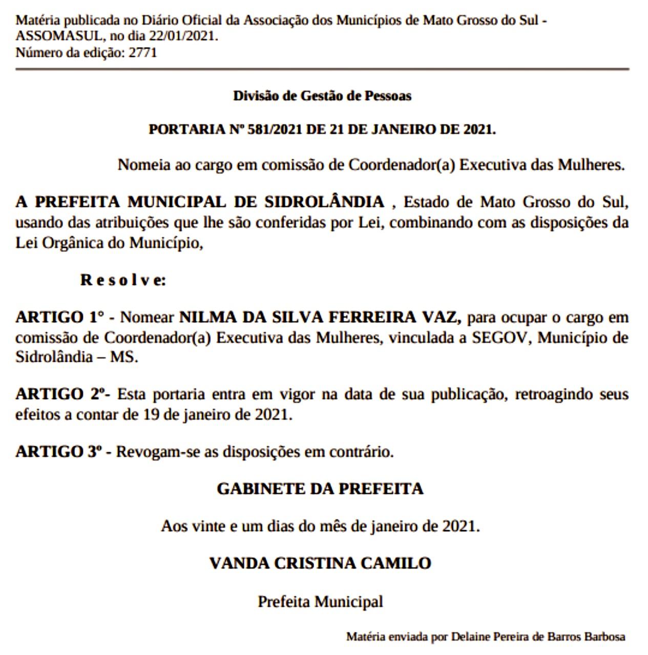 Prefeita nomeia “MÃE, ESPOSA e IRMÃO” de vereador em “CARGOS COMISSIONADOS” Prefeita nomeia “MÃE, ESPOSA e IRMÃO” de vereador em “CARGOS COMISSIONADOS”