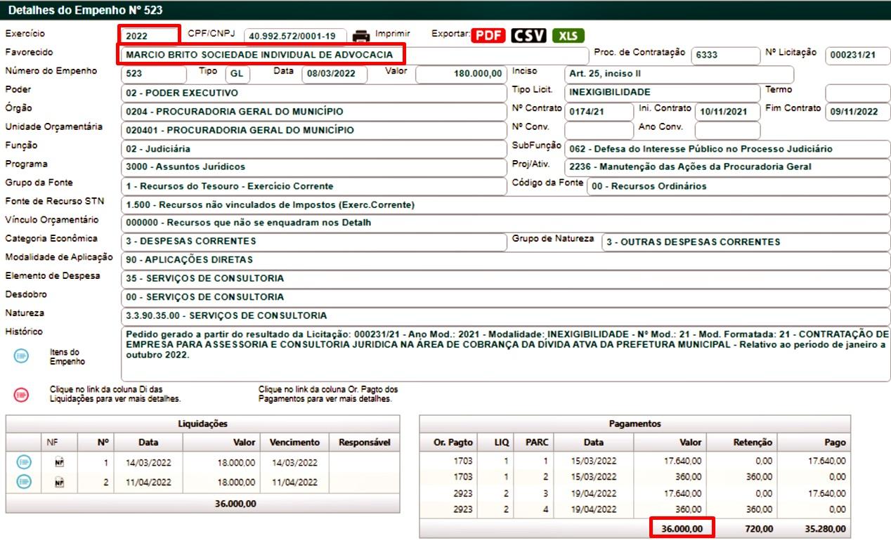 Sem licitação, prefeita de Sidrolândia contratou “ESCRITÓRIO DE ADVOCACIA” por R$ 216.000,00 Sem licitação, prefeita de Sidrolândia contratou “ESCRITÓRIO DE ADVOCACIA” por R$ 216.000,00