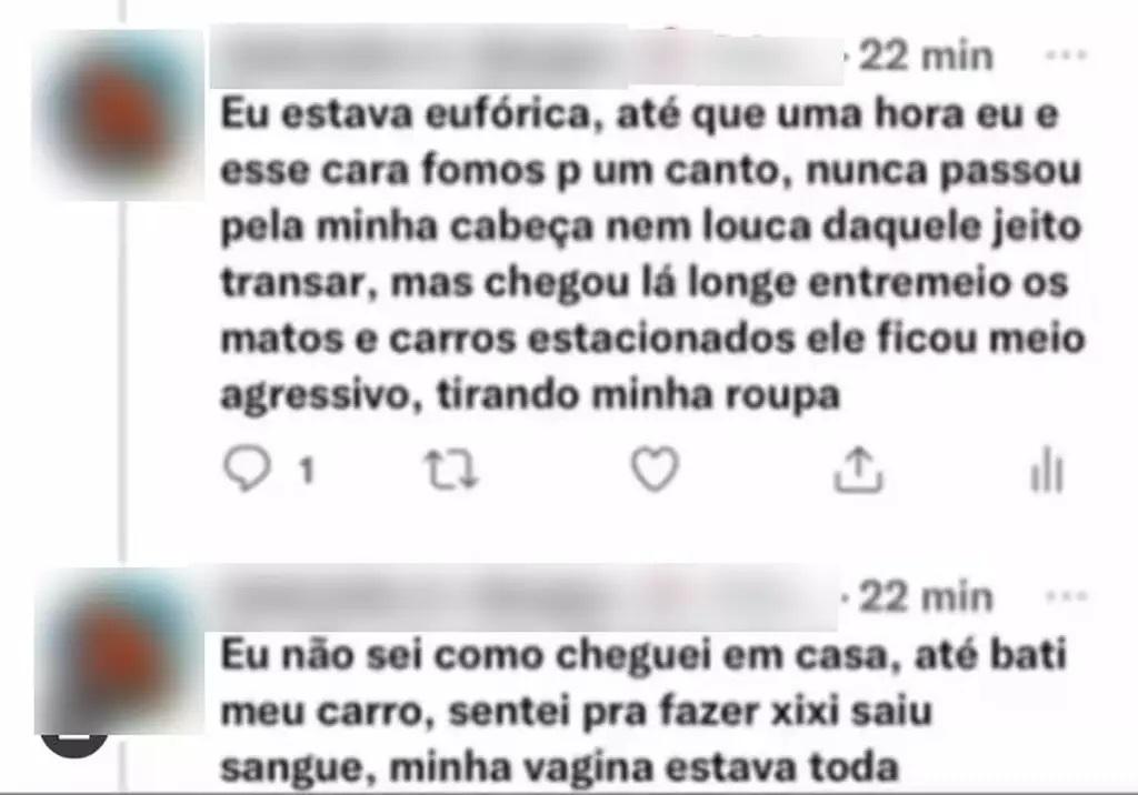 Jornalista denuncia estupro e perseguição: "não consigo sair de casa"  Jornalista denuncia estupro e perseguição: