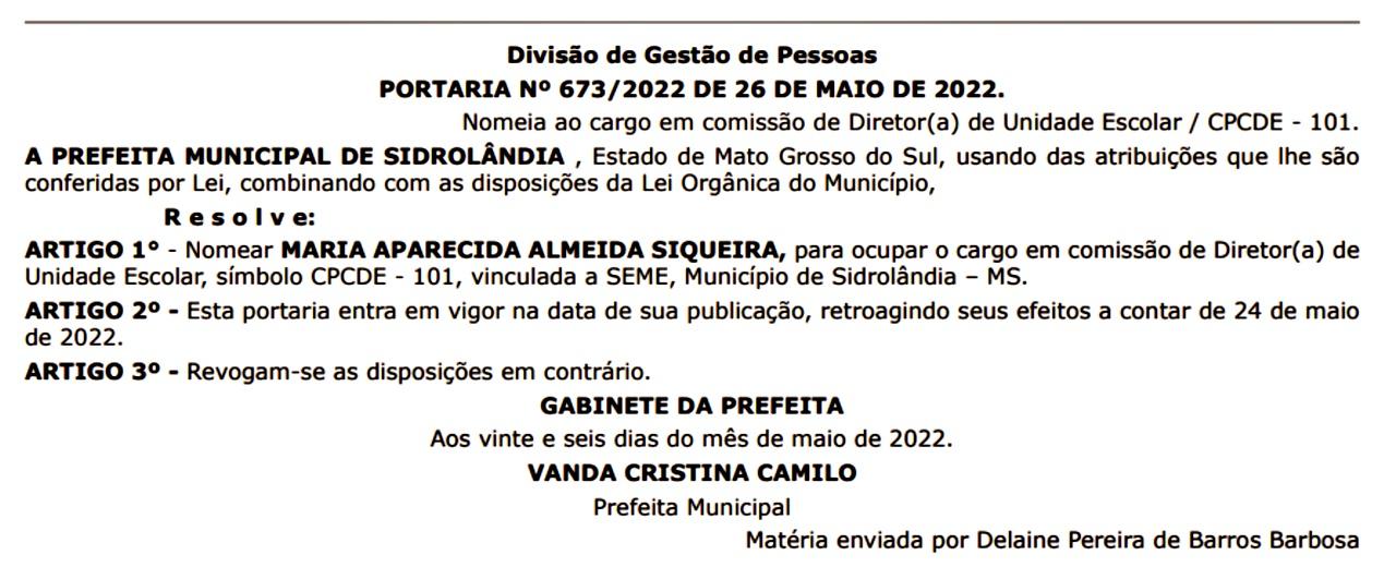 Prefeita nomeou 14 “COMISSIONADOS” no mês de “JUNHO” Prefeita nomeou 14 “COMISSIONADOS” no mês de “JUNHO”