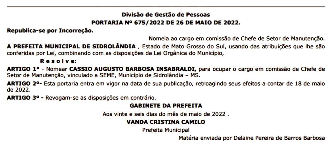 Prefeita nomeou 14 “COMISSIONADOS” no mês de “JUNHO” Prefeita nomeou 14 “COMISSIONADOS” no mês de “JUNHO”