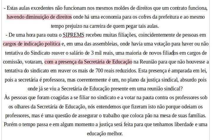 A VOZ DOS PROFESSORES ,  Professores são coagidos filiar-se ao Sindicato. A VOZ DOS PROFESSORES ,  Professores são coagidos filiar-se ao Sindicato.