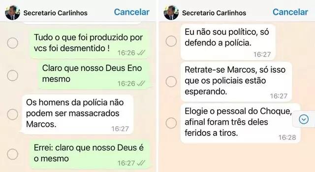 Ex-prefeito se diz ameaçado e vai à Justiça contra secretário de Segurança  Ex-prefeito se diz ameaçado e vai à Justiça contra secretário de Segurança