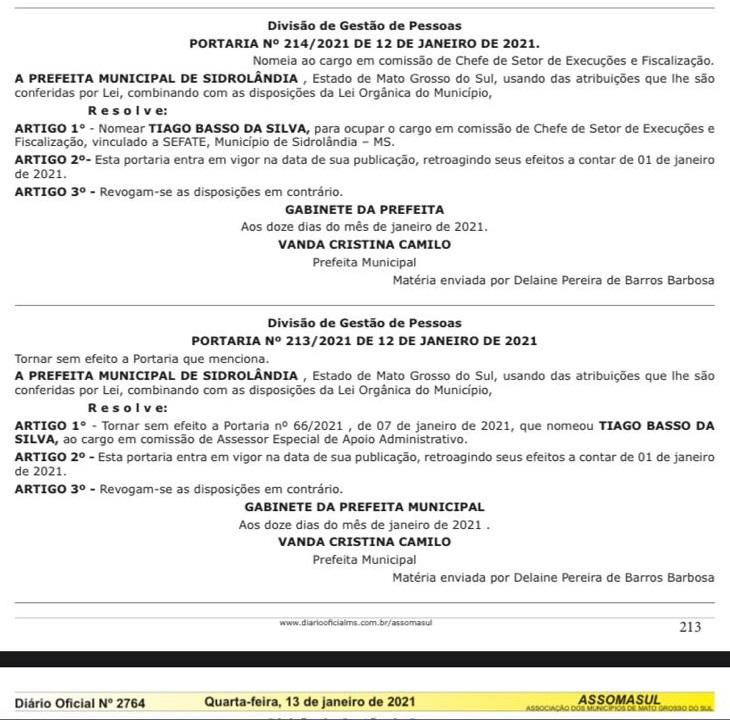 Documentos desmentem versão de Vanda Camilo: prefeita contratou e promoveu delator Documentos desmentem versão de Vanda Camilo: prefeita contratou e promoveu delator