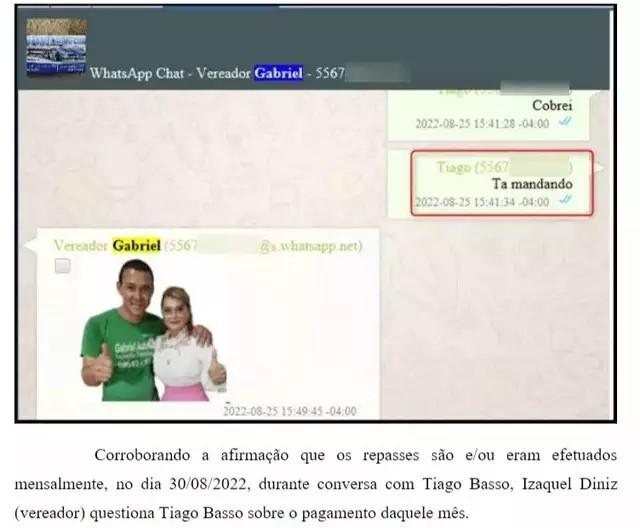 “Ok” para suposta propina teve “joinha” ao lado de prefeita  “Ok” para suposta propina teve “joinha” ao lado de prefeita