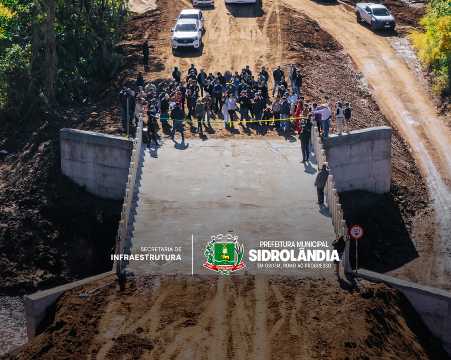 Prefeitura inaugura ponte de concreto no Rio Cortado e garante mais segurança para a região Prefeitura inaugura ponte de concreto no Rio Cortado e garante mais segurança para a região
