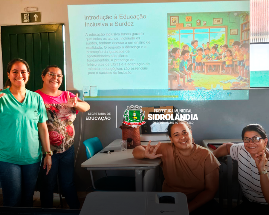 Formação continuada das intérpretes de Libras garante inclusão e qualidade no atendimento aos alunos surdos da rede municipal