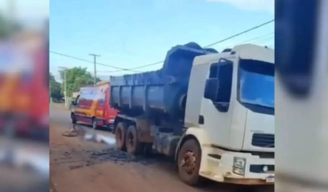 Identificado ciclista morto em acidente com caminhão em Maracaju Identificado ciclista morto em acidente com caminhão em Maracaju