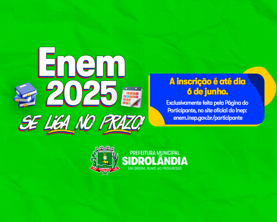Inscrições abertas para o Enem 2025: prazo vai até 6 de junho Inscrições abertas para o Enem 2025: prazo vai até 6 de junho
