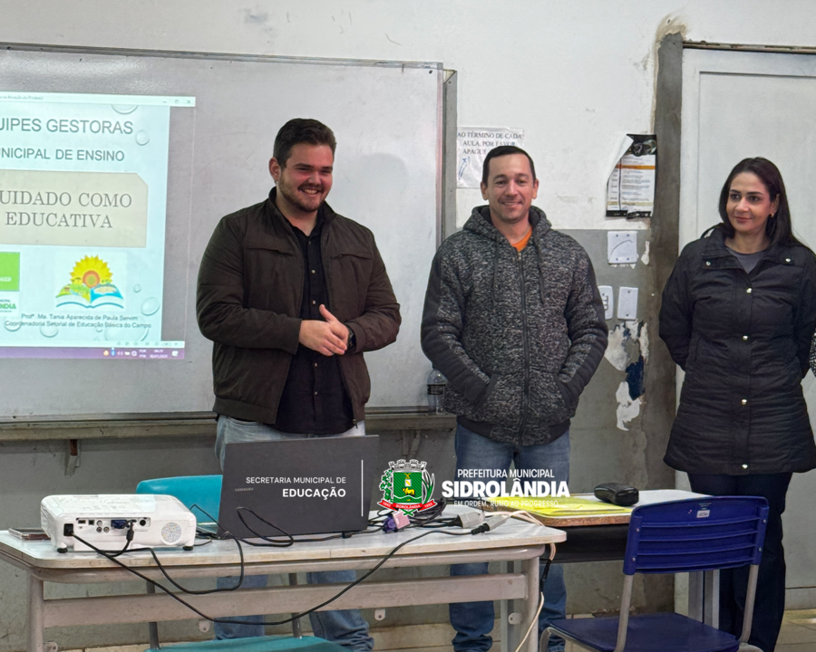 Formação continuada segue com foco no acolhimento e na prática pedagógica em Sidrolândia