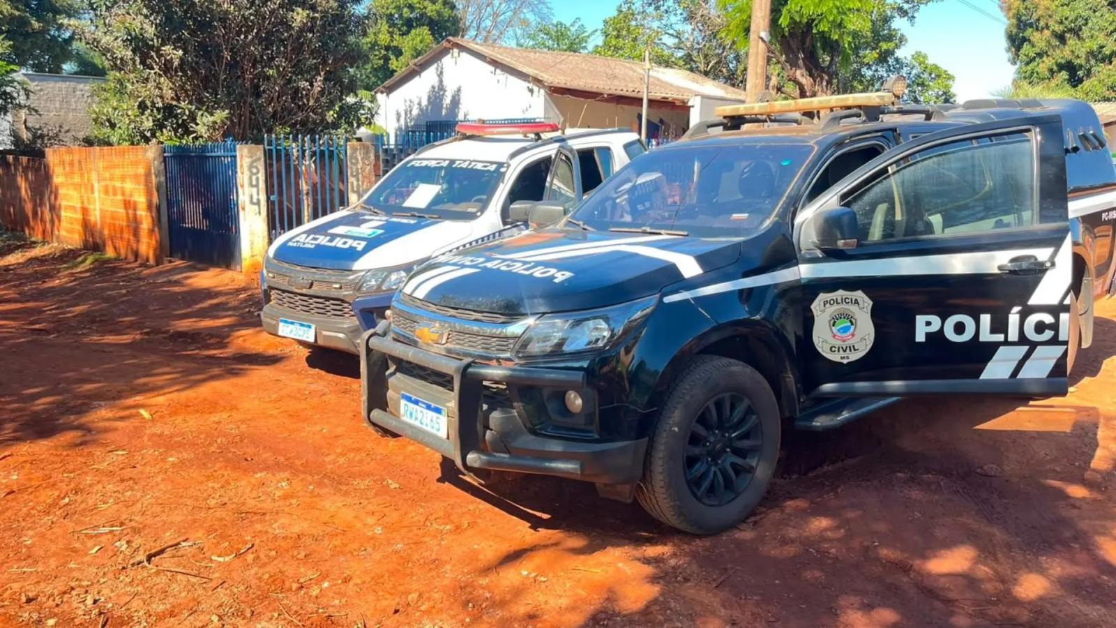 Dupla é presa ao ser flagrada queimando fios de cobre no bairro São Bento em Sidrolândia