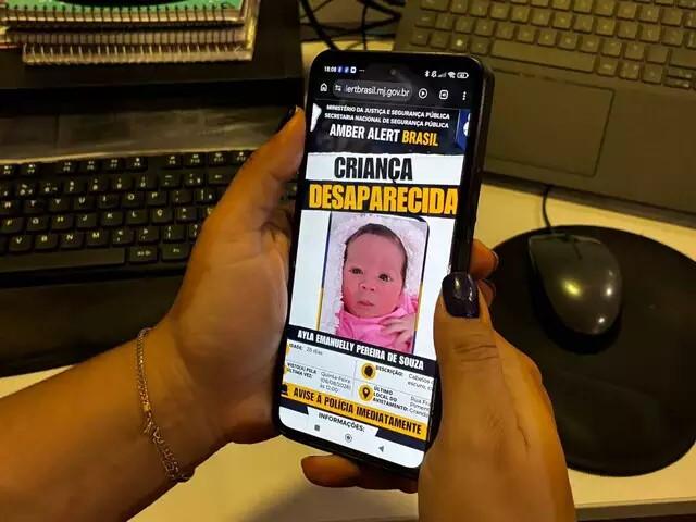 .Alerta Amber é acionado para localizar Ayla, bebê desaparecida em Campo Grande..