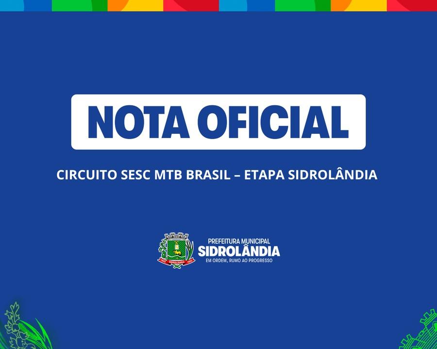 COMUNICADO da Prefeitura Municipal de Sidrolândia