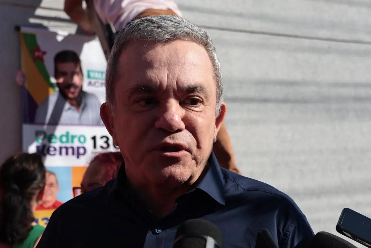 ‘Muito otimismo’, diz Vander em evento no primeiro dia de campanha