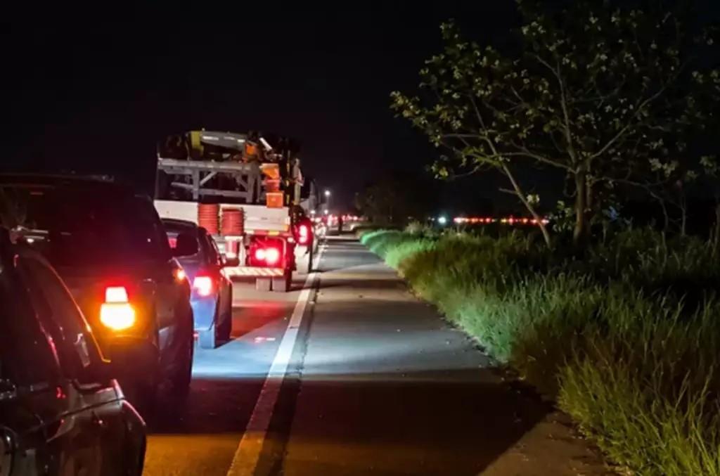 Motociclista morreu ao tentar contorno e ser arremessado sob viatura penal..Sidrolândia e Campo Grande